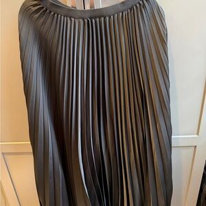 Elegant Black Pleated Skirt
